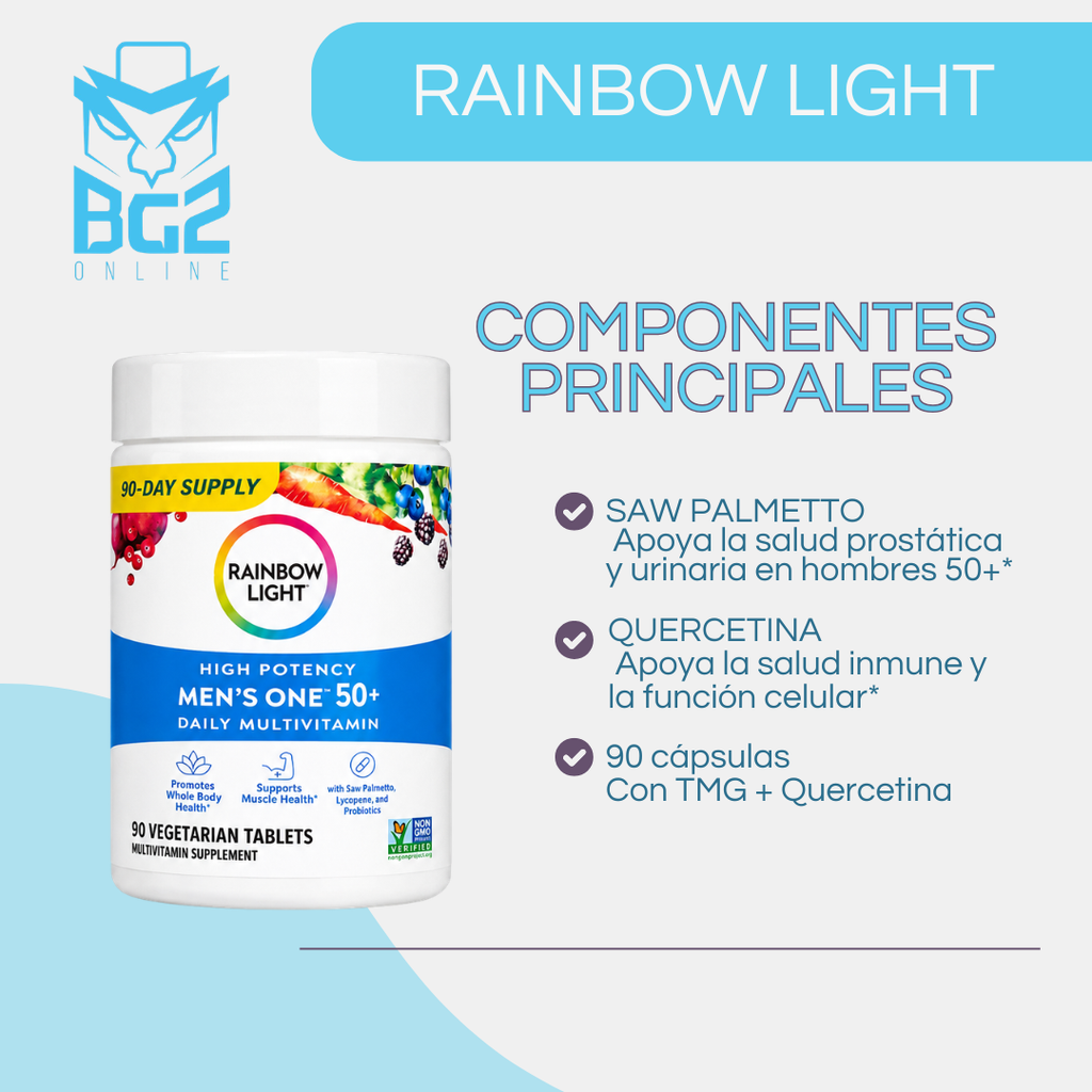 Suplemento Rainbow Light 90caps.