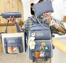 Kit Maleta Mochila Bolsos 5 En 1
