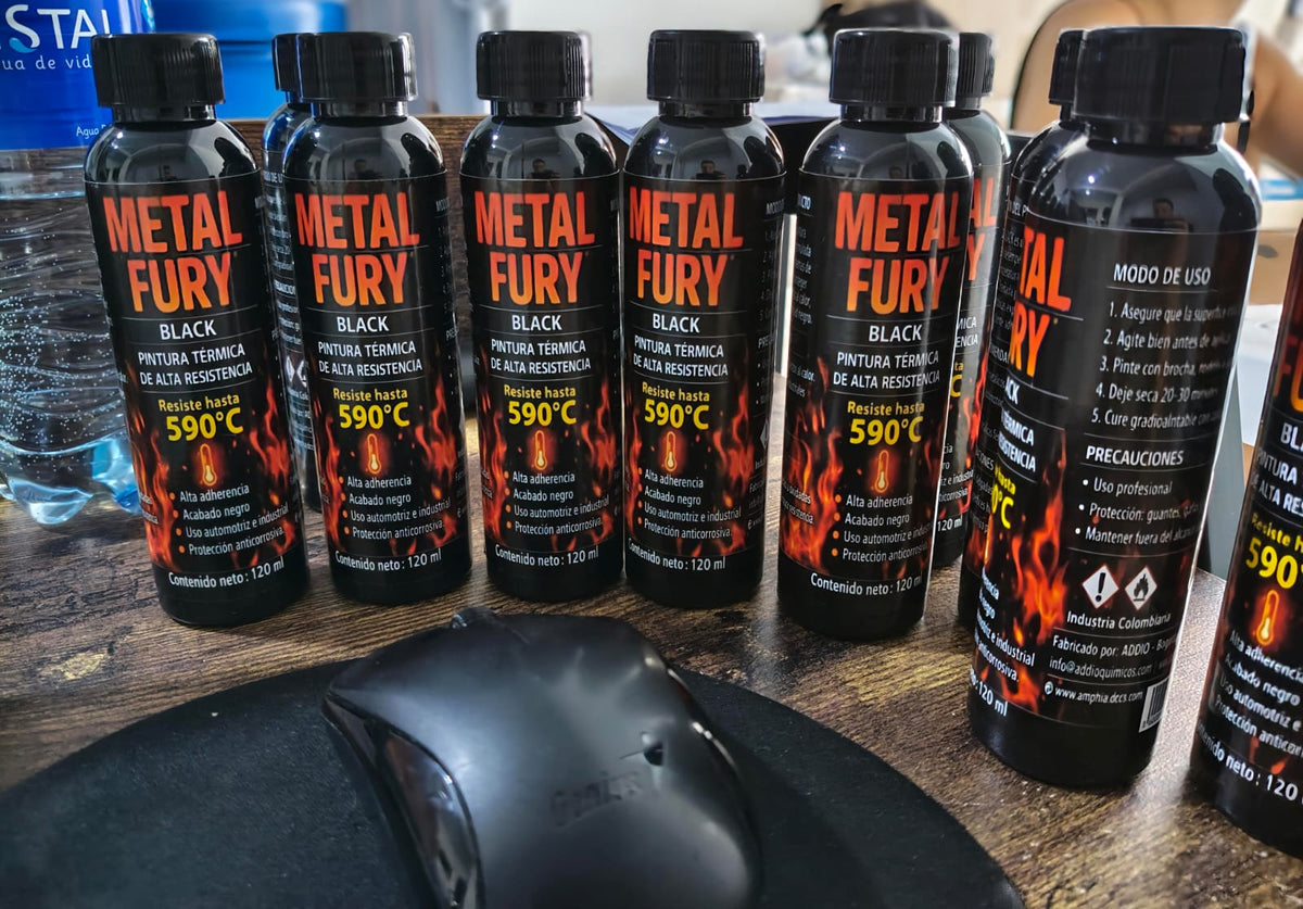 Metal Fury Black Mas Aplicador