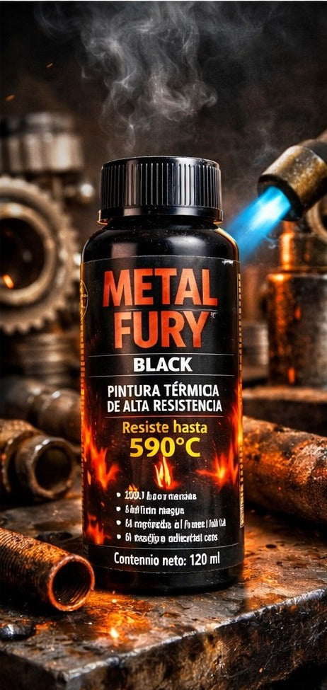 Metal Fury Black Mas Aplicador