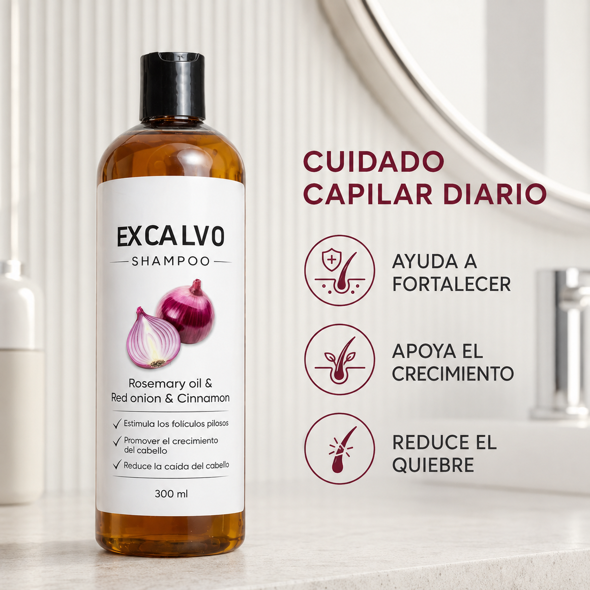 Shampo Excalvo 300ml+Obsequio